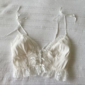 For Love & Lemons White Bette Cami